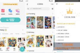 PicCollage v7.29.9 会员版_个性拼图照片编辑工具