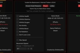 Inside the Backrooms《深入后室》免费修改器v3.0.0