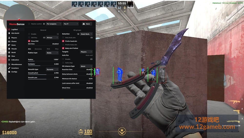 memesense cs2 cheat menu and esp hackvshack.net.jpg